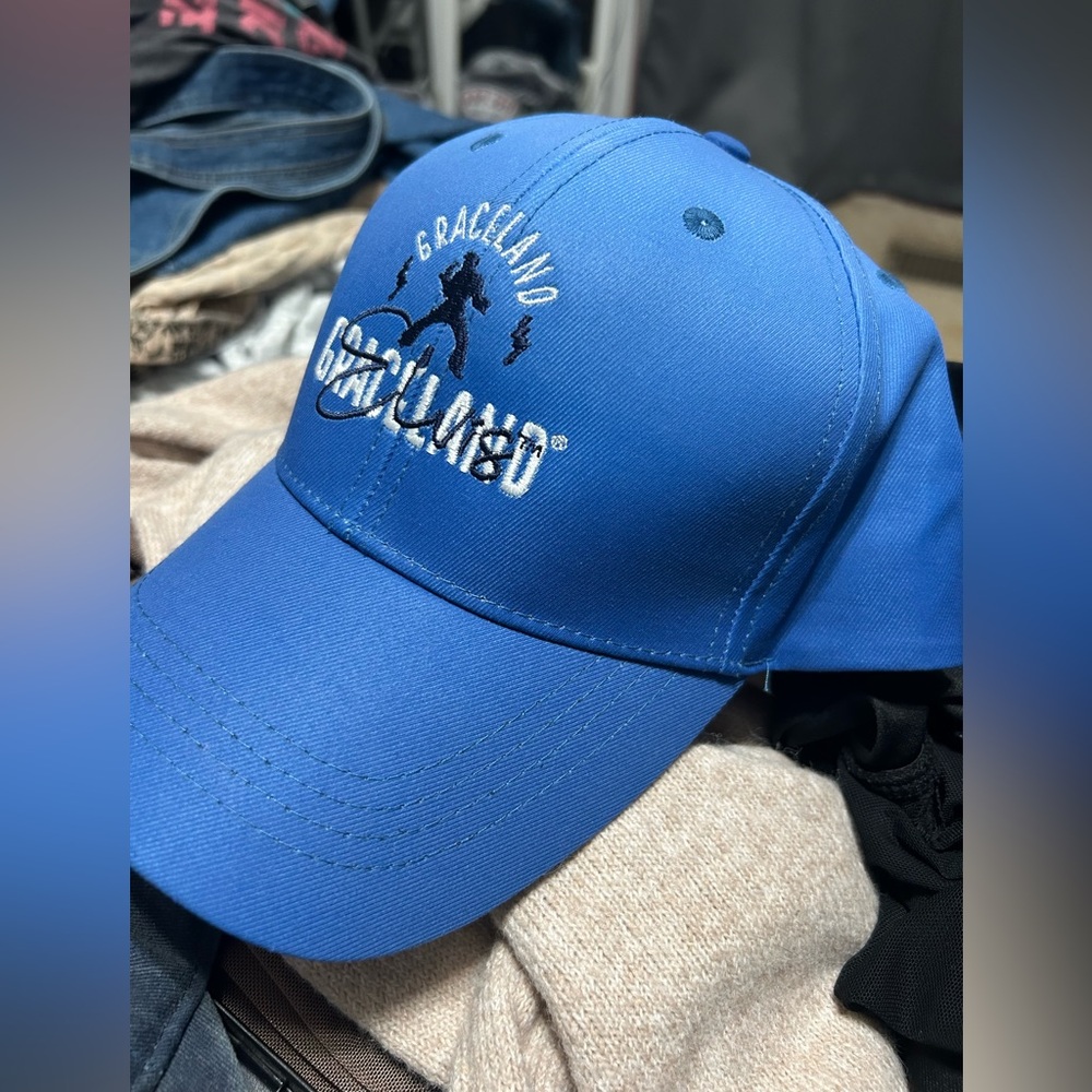 Blue Elvis Graceland Baseball Cap